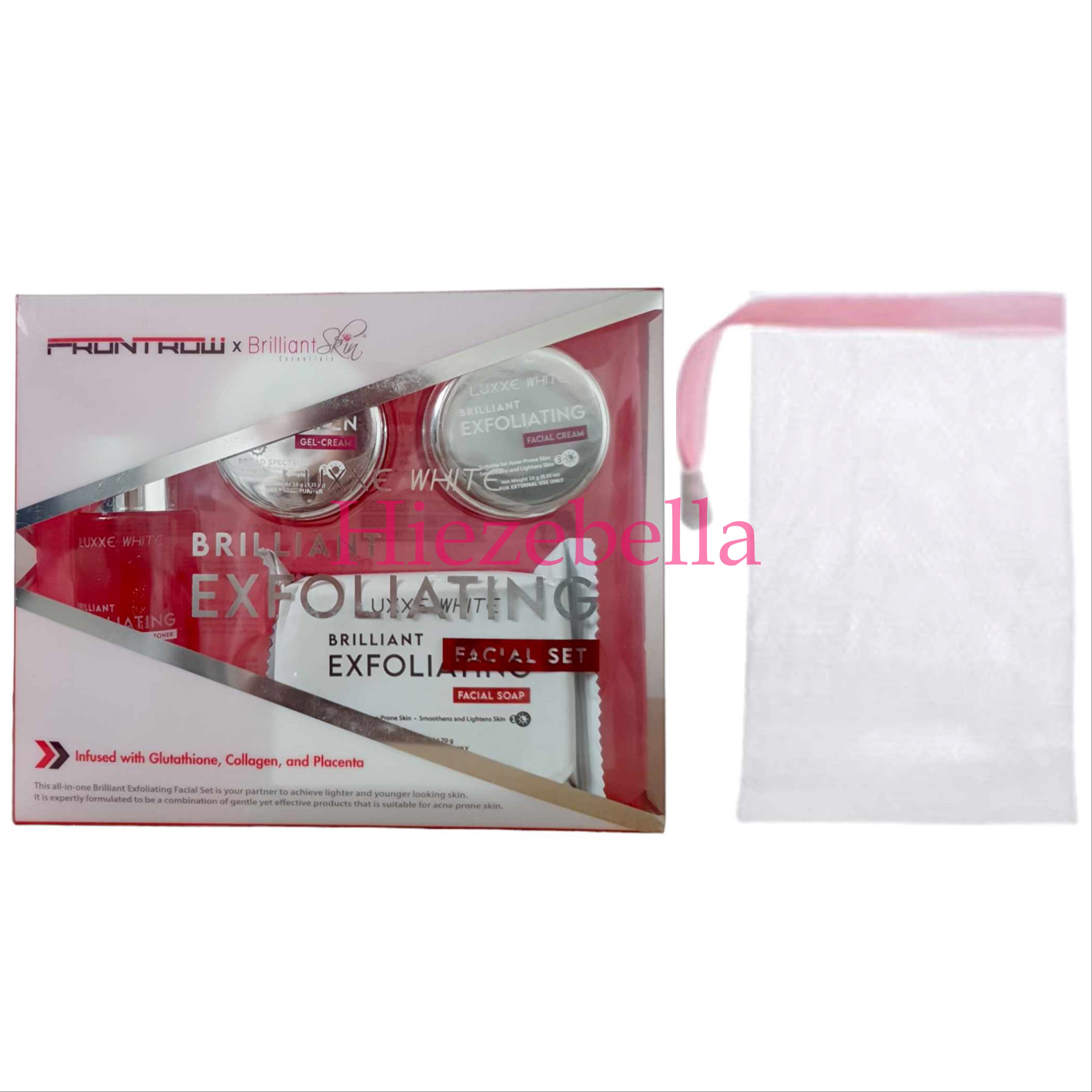 Frontrow x Brilliant Skin Exfoliating Facial Set with FREE SOAP MESH
