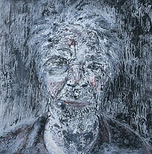 Fingerpainting Oil on canvas 30 cm X 30 cm