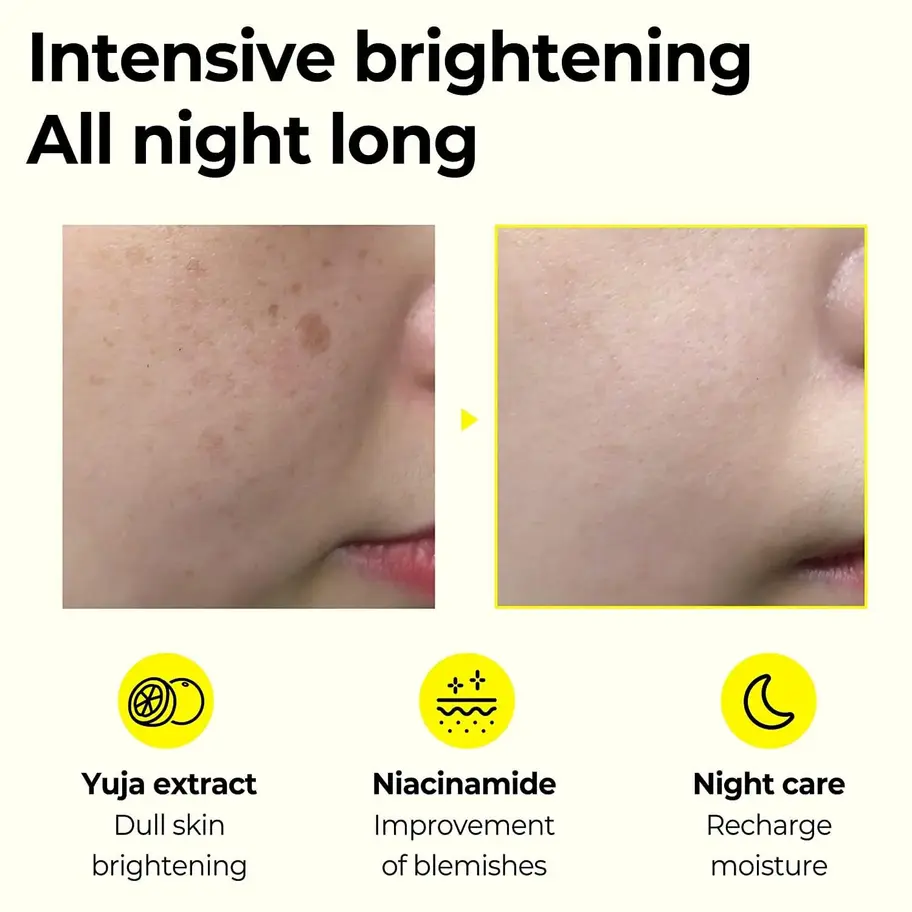 SOME BY MI Yuja Niacin Miracle Brightening Toner before and after