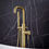 Thumbnail: Core Brushed Brass Freestanding Bath Shower Mixer NU-018