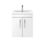Thumbnail: Nuie Athena 500 White Gloss Wall Hung 2 Door Unit & Basin ATH088A B D & G