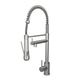 Biella Windsor Nickel Flexible Kitchen Tap