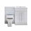 Thumbnail: Lili  Colours 1100mm Bathroom Furniture Pack inc' costern