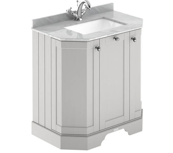 Thumbnail: 750mm Old London Unit Marble Top Basin