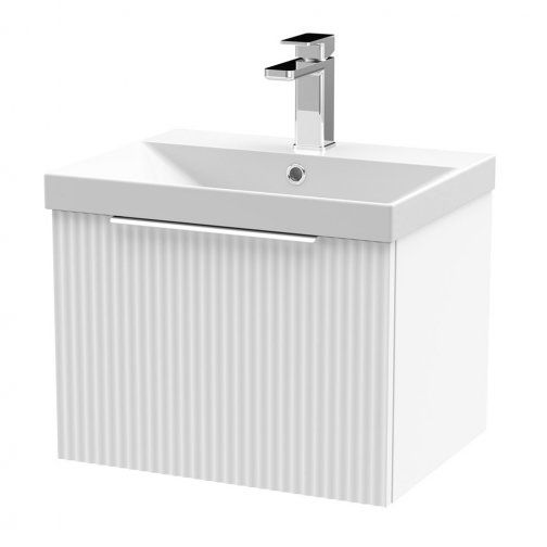 Thumbnail: Hudson Reed Fluted Wall Hung 500mm Basin & Unit