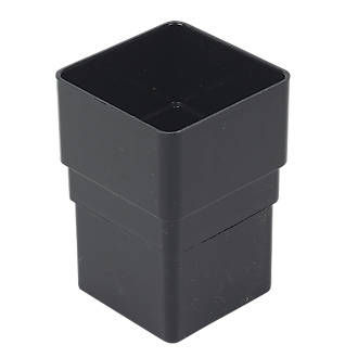 Black square 65mm down pipe joint