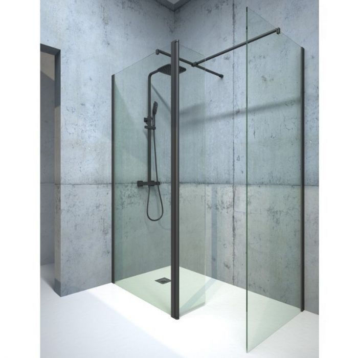 Scudo Black Hinged Flipper panel 300mm x 2000mm