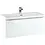 Thumbnail: Muro Gloss White 800mm x 360mm Compact Wall Unit And basin