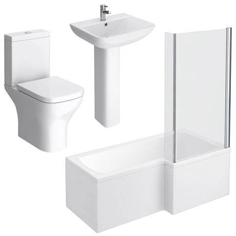 Square Shower Bath Bathroom Suite Pack | Carlisle DIY - Goole