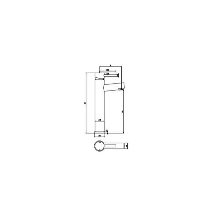 Thumbnail: Premier Harrow high rise tall basin tap by Scudo Tap104