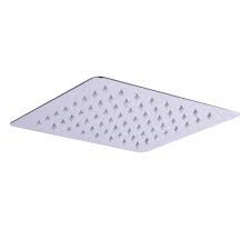 Thumbnail: 300mm Ultra Slim Square Polished Stainless Steel Head
