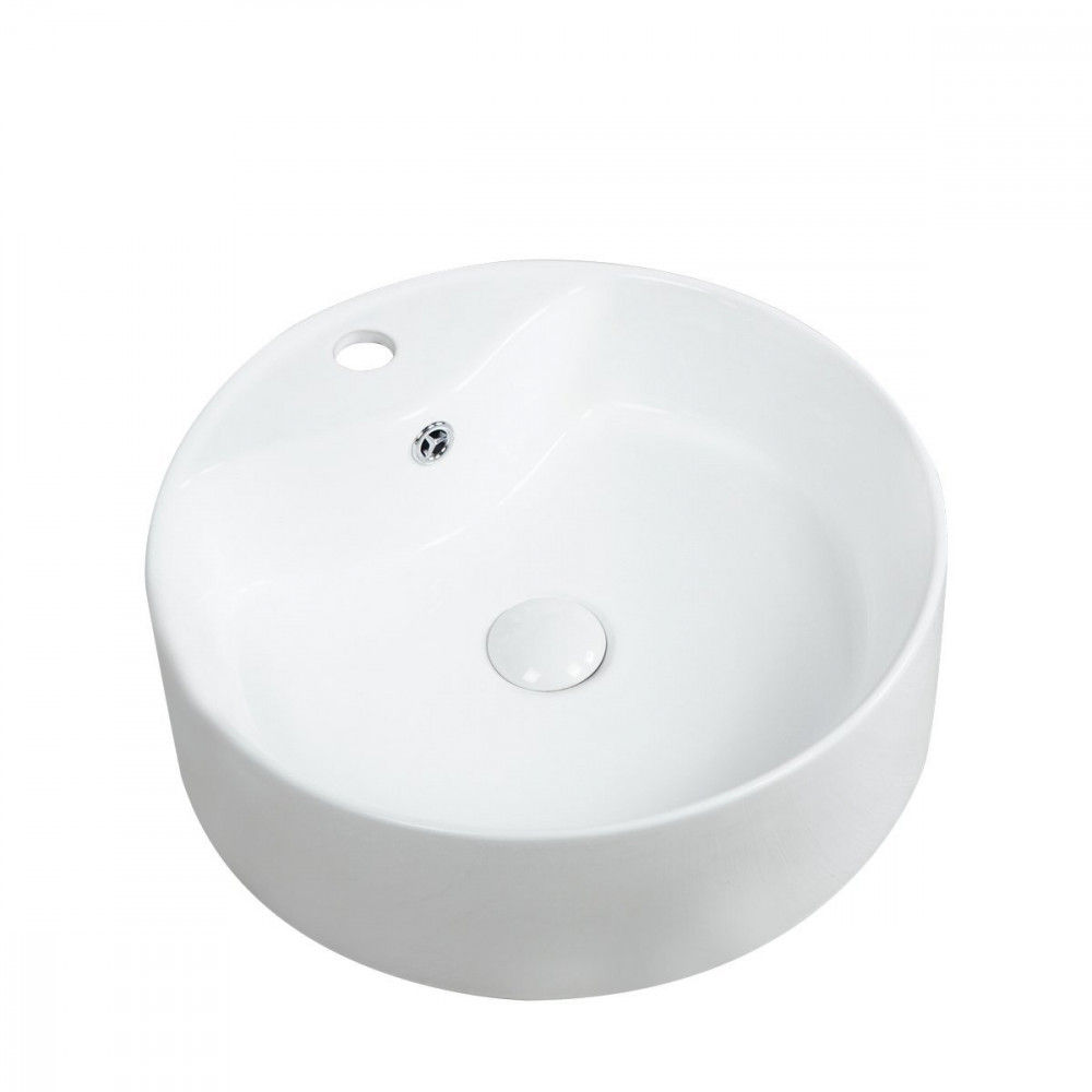 Kvit Karlo 460mm round countertop vessel basin