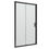Thumbnail: Nui Rene 6mm Black Sliding Shower Door available in 3 sizes