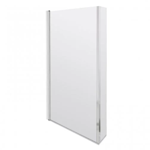 Carlisle Hinged L Square Shower Bath Screen NSBS7