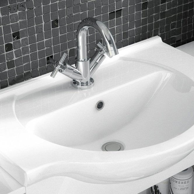 Thumbnail: Mayford 550mm White Gloss Vanity & Basin