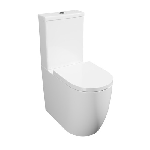 Genoa Comfort height full back to wall close coupled WC and Seat by