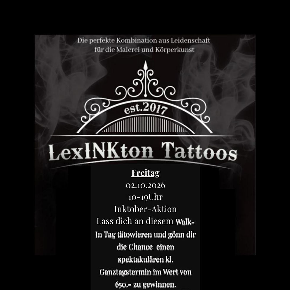 INKtober wird spannend