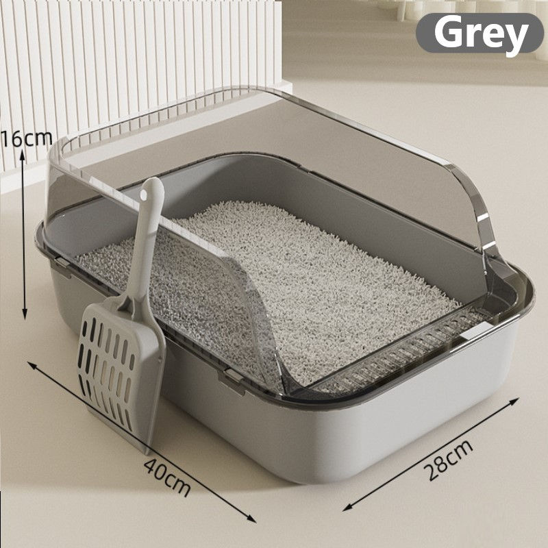Splashproof Cat Litter Tray