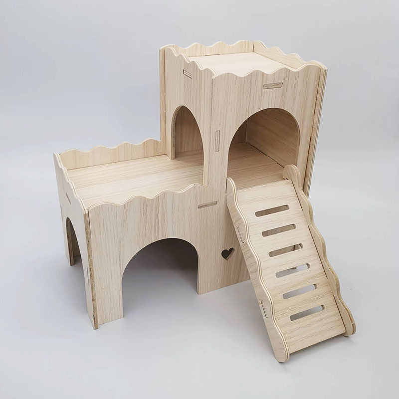 Thumbnail: Solid Wood Hamster Hideout