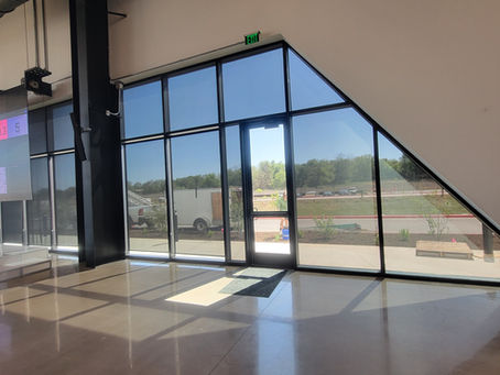 Commercial Solar Shades & Custom Panels for Austin Presentation Room