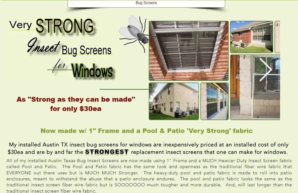 Bug Screen For Rpod Do Bug Screens Work