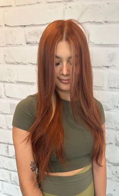 Copper Haircolor makeover in Blue Ash Ohio
