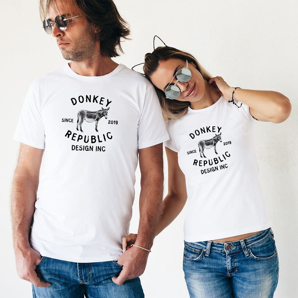 Thumbnail: DONKEY REPUBLIC WHITE T-SHIRT