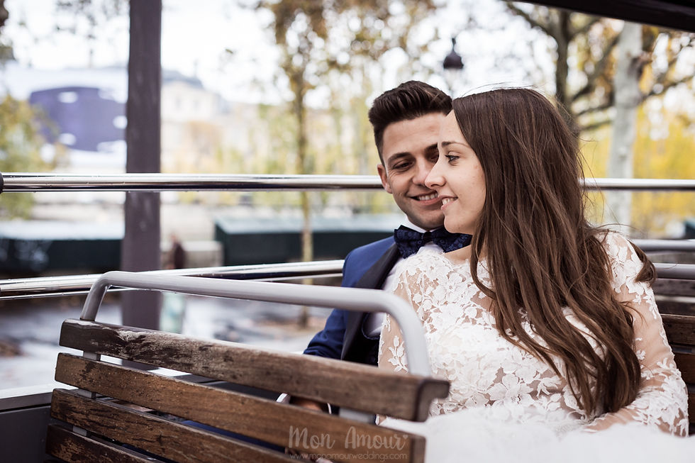 Postboda en Paris, la ciudad del amor, vestido de novia de Rosa Clarà, fotografía natural de bodas en Barcelona - Mon Amour Wedding Photography by Mònica Vidal