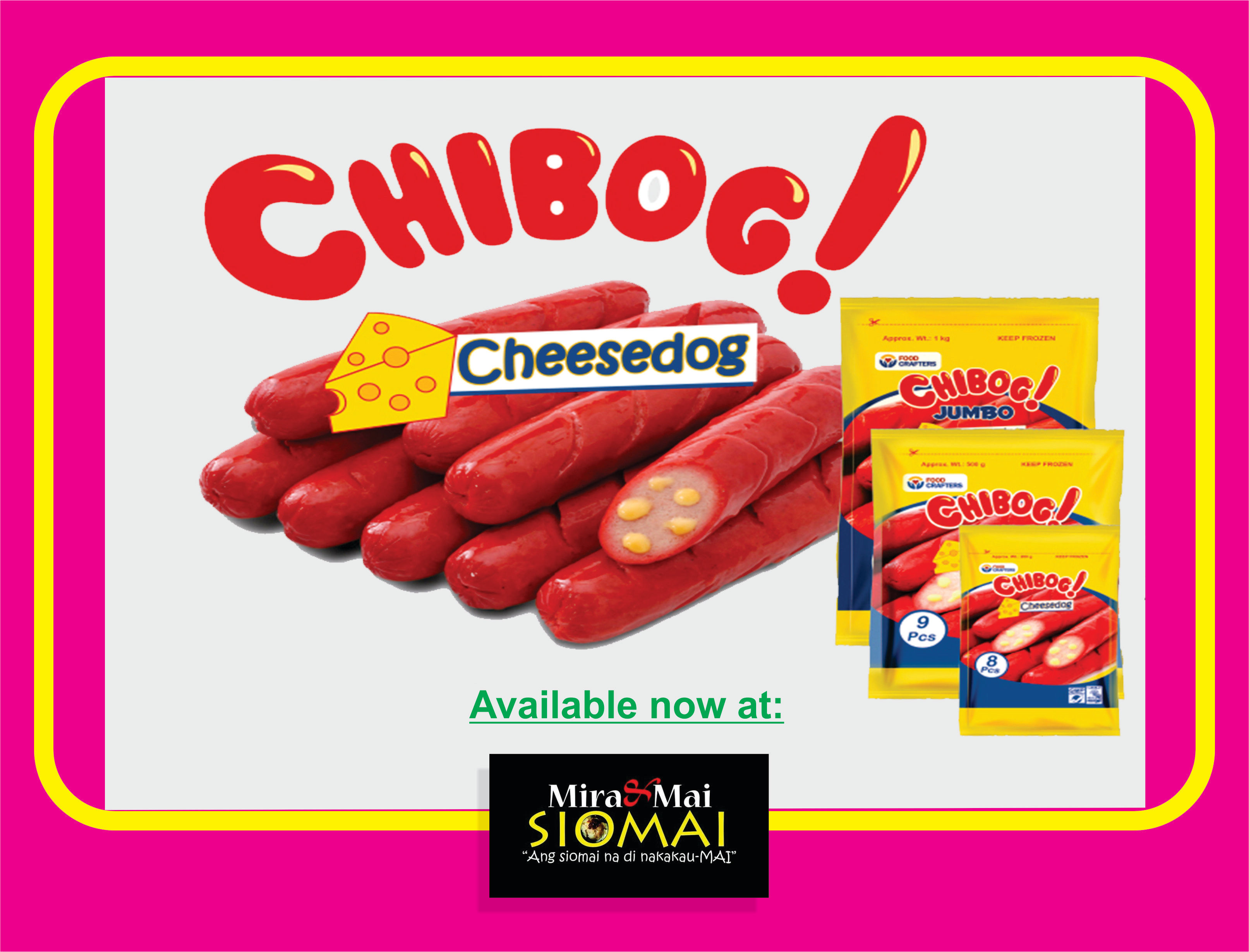 Foodcrafters Chibog Cheese Dog