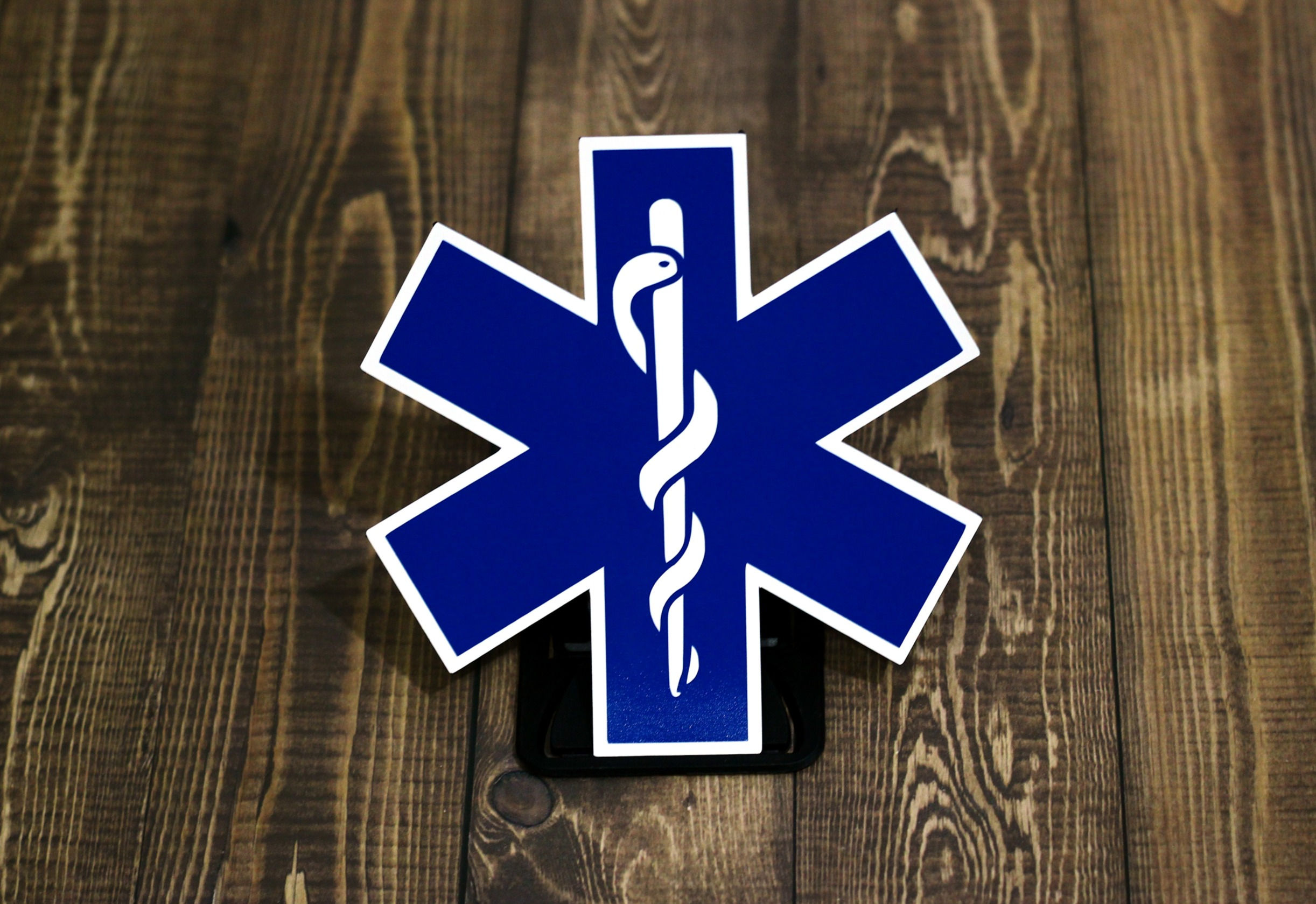Star of Life Decal | Blue on White