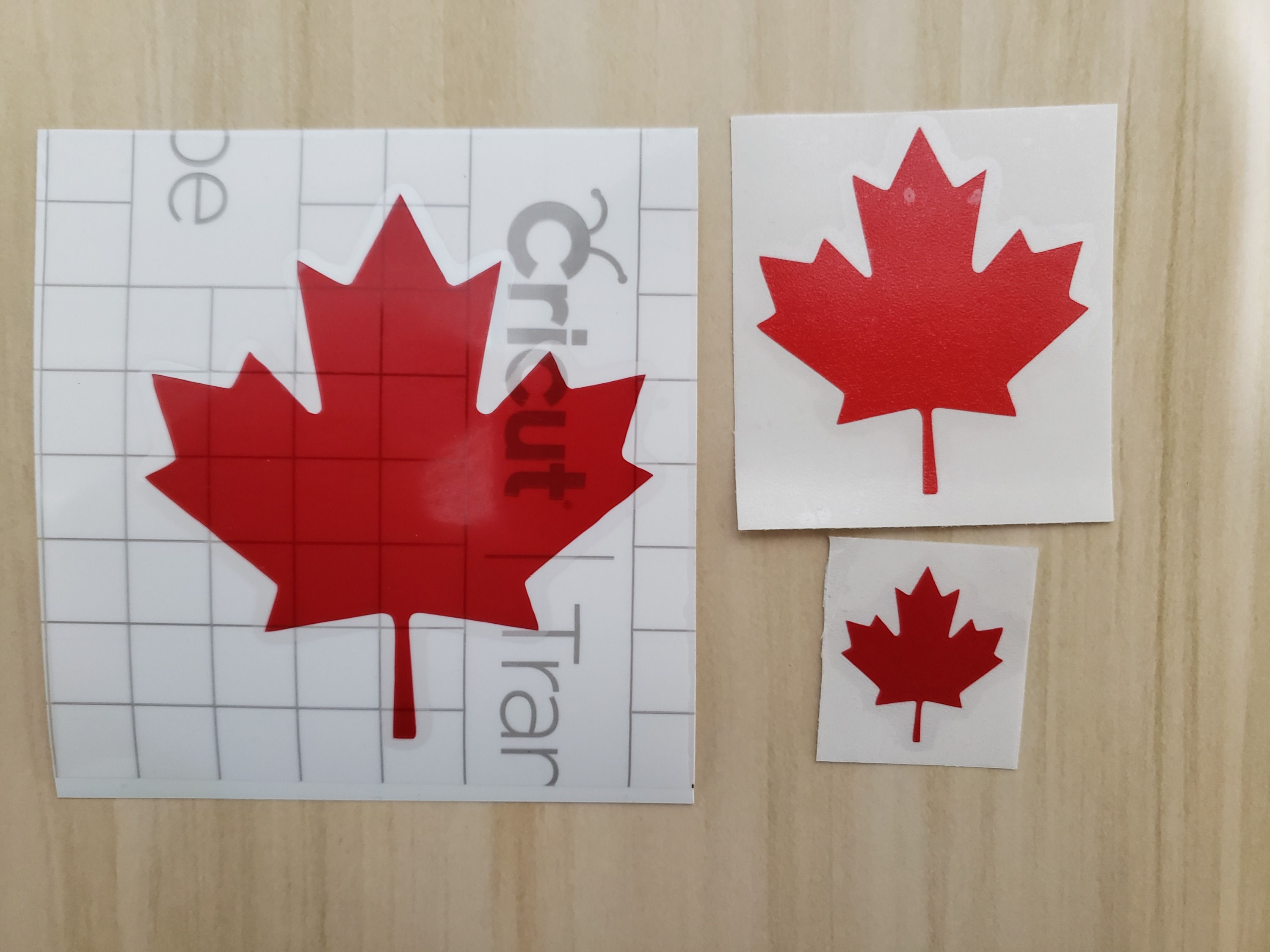 CLEARANCE | Red Maple Leaf Decals