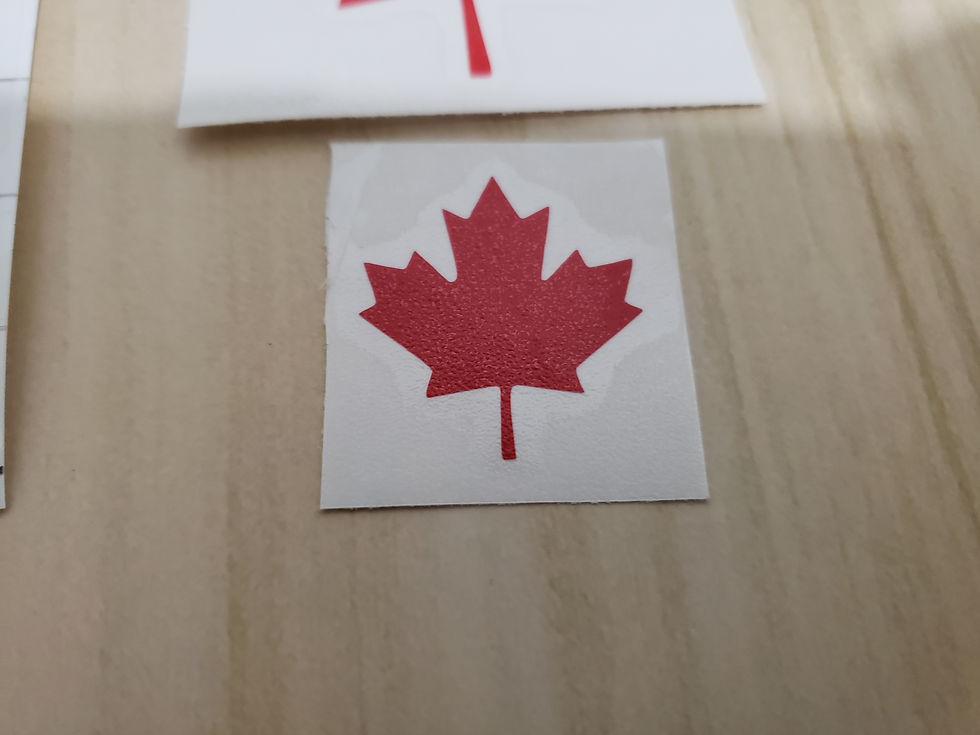 Thumbnail: CLEARANCE | Red Maple Leaf Decals