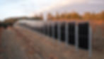 This is an agricultural vertical bifacial fence from our friends at Sunzaun!