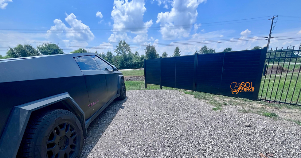 Stop Charging with Dirty Energy: Why Your EV Needs a Vertical Bifacial Solar Privacy Fence