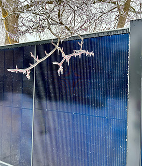 Sol Fence - Winter Example