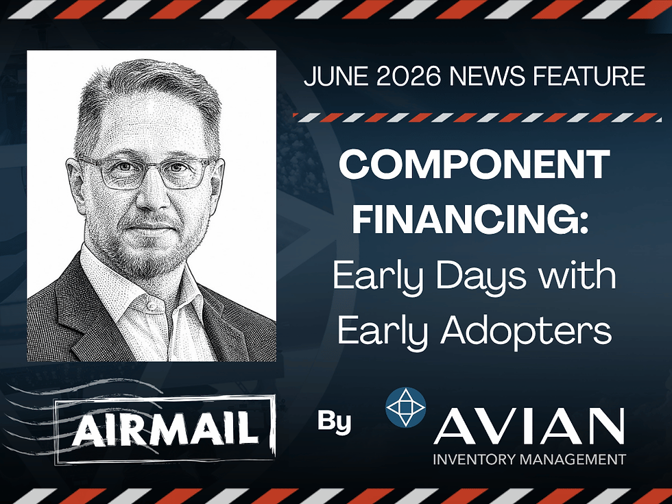 masthead for Component Financing : early days with early adopters