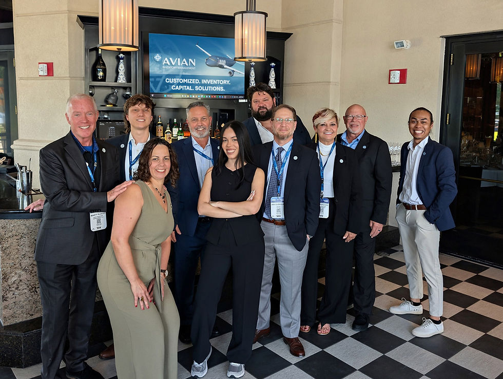AVIAN team hosting a party during MRO Americas 2026