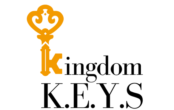 golden K that spells Kingdom Keys