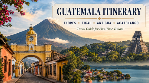 Guatemala Itinerary: Flores, Tikal, Antigua & Acatenango Travel Guide