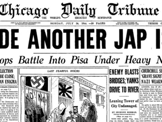 The Guam and Tinian invasions are on, July 24, 1944