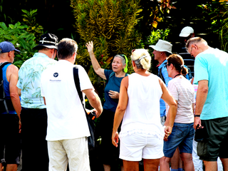 German tourists walk an 'exotic paradise' aka Yap