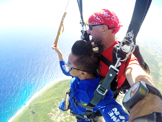 Skydive Guam’s Vasili Mladinov celebrates 26,000th jump