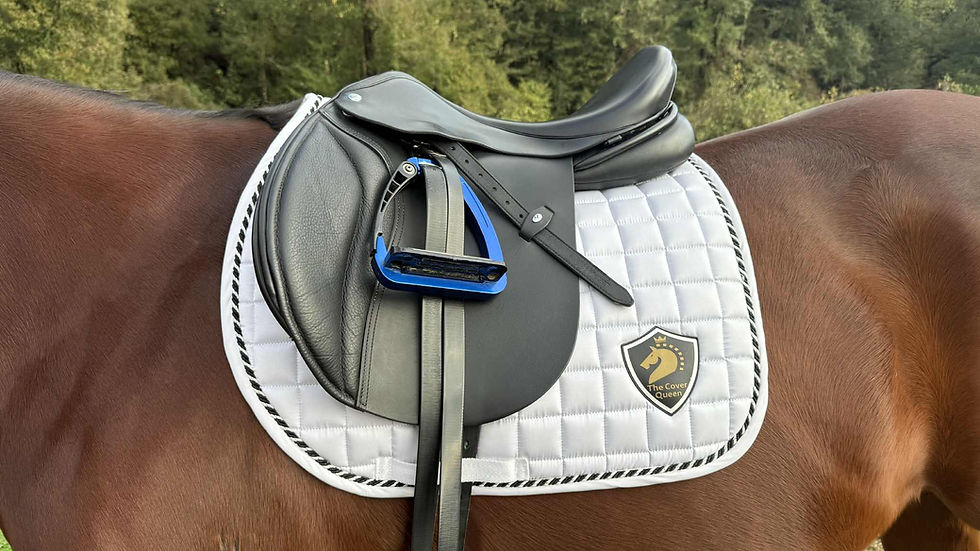 Full White GP Saddle Pad