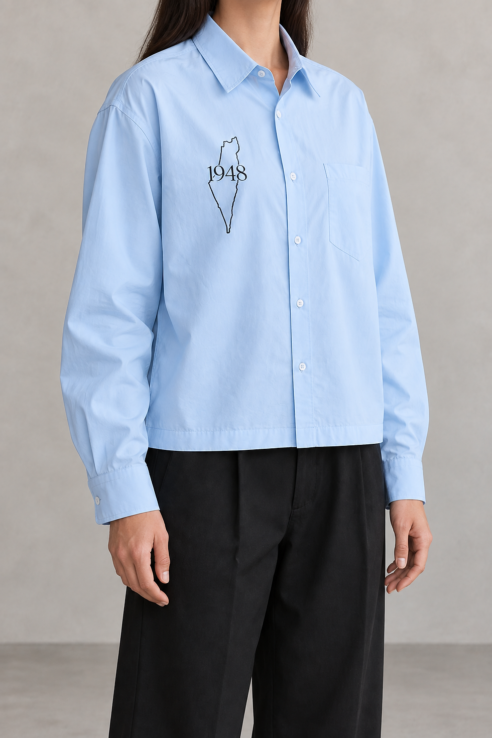 Thumbnail: 1948 Boxy Long Sleeve Shirt