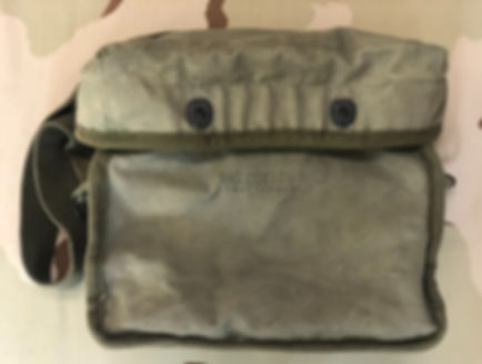 Vintage Cotton Duck CW-598/GRA-39 Radio Bag w/ Strap