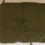 Thumbnail: US Military Korean War Green Wool Blanket w/ Caduceus Medical logo.