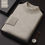 Thumbnail: Fall Winter Men Half-collar Wool Sweater