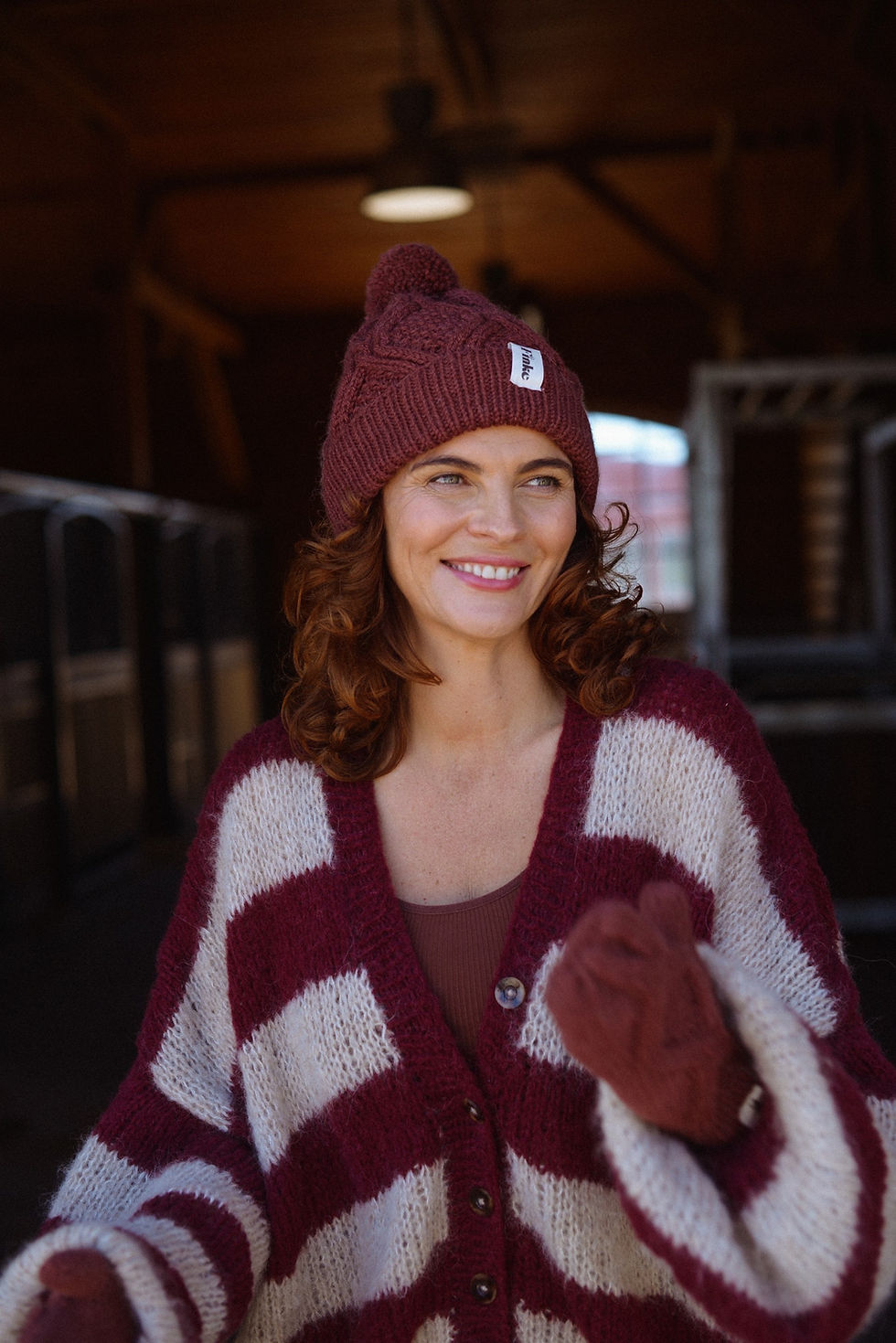 Miniatura: Czapka Ritzy Czekoladowa