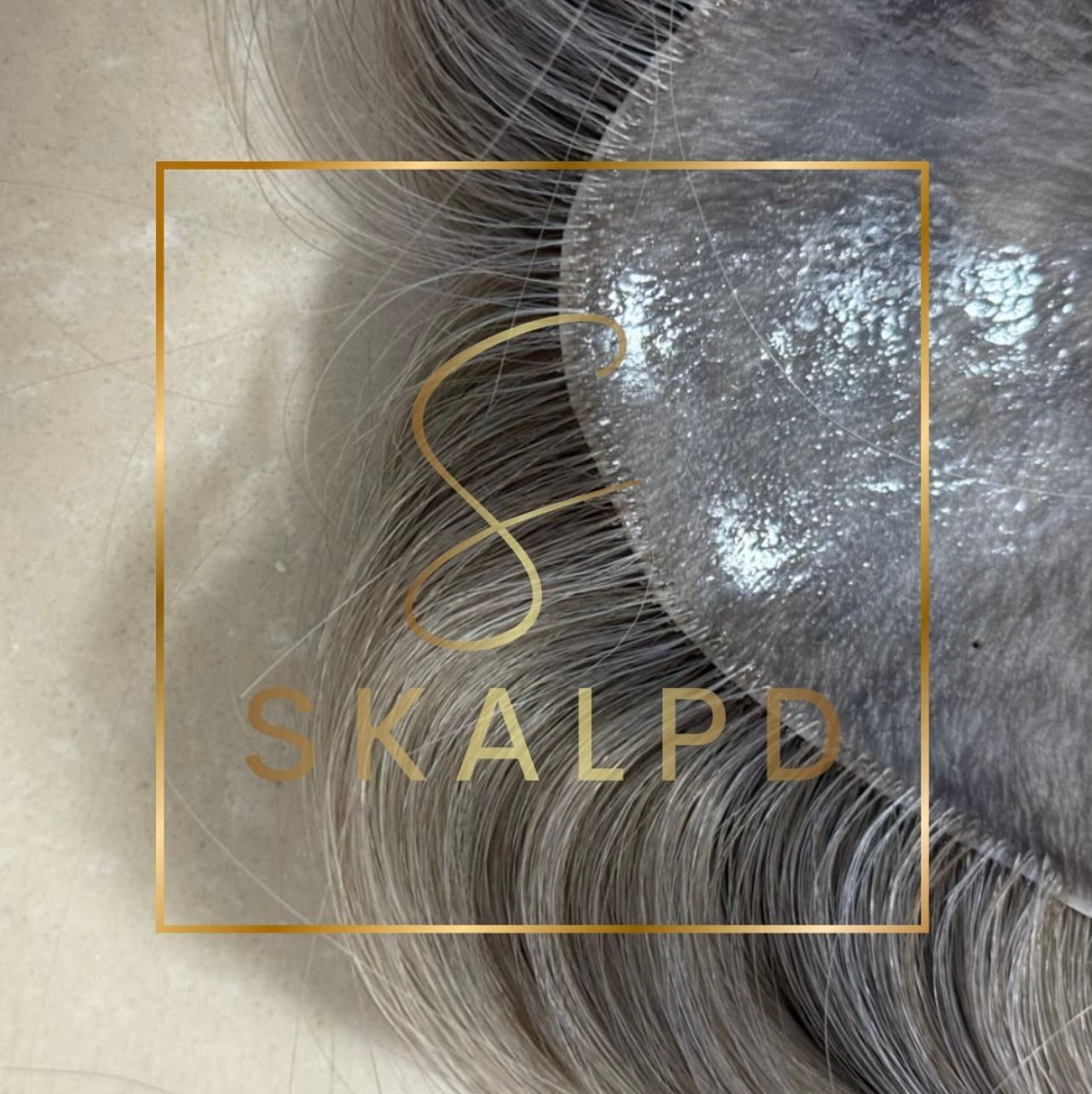 SKALPD original and legitimate stock hair pieces 6 x7 16” 