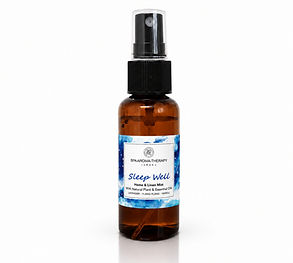 מבשם לבית, לטקסטיל ולמצעים Sleep Well מסדרת SPA Aromatherapy של Garden of Eden עם שמנים אתריים טבעיים בניחוח לבנדר, ילנג ילנג ונרולי.